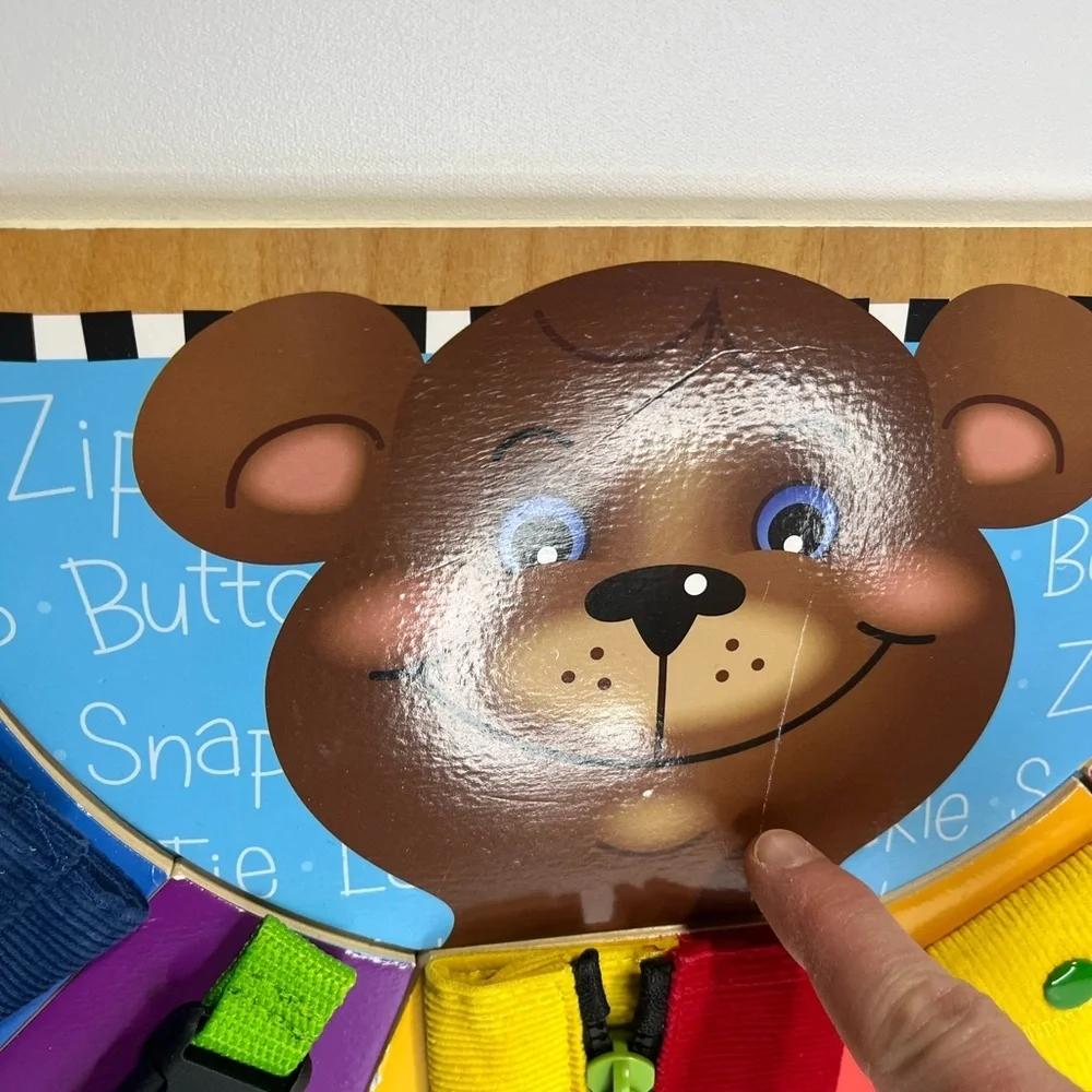 Melissa & Doug Basic Skills Bear Puzzle Board Fine motor skills